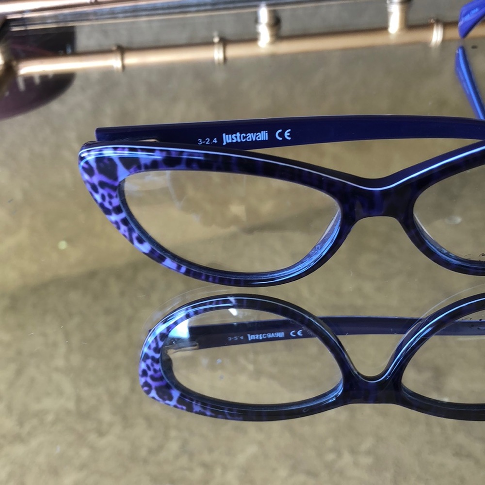 Violet Leopard eyeglasses